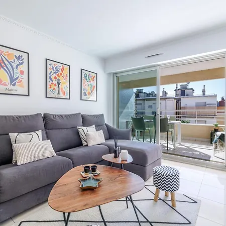 Palais Med 702 D - 2 Bedroom Down Town With Terass Ac Nice